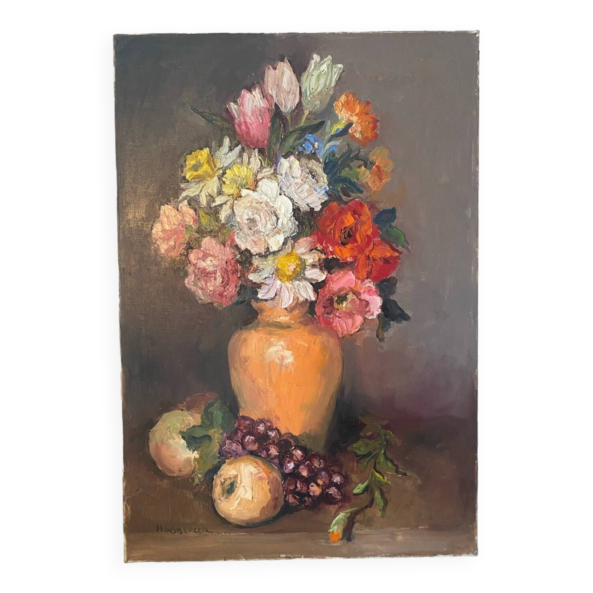 Still life with flowers signed 1992
