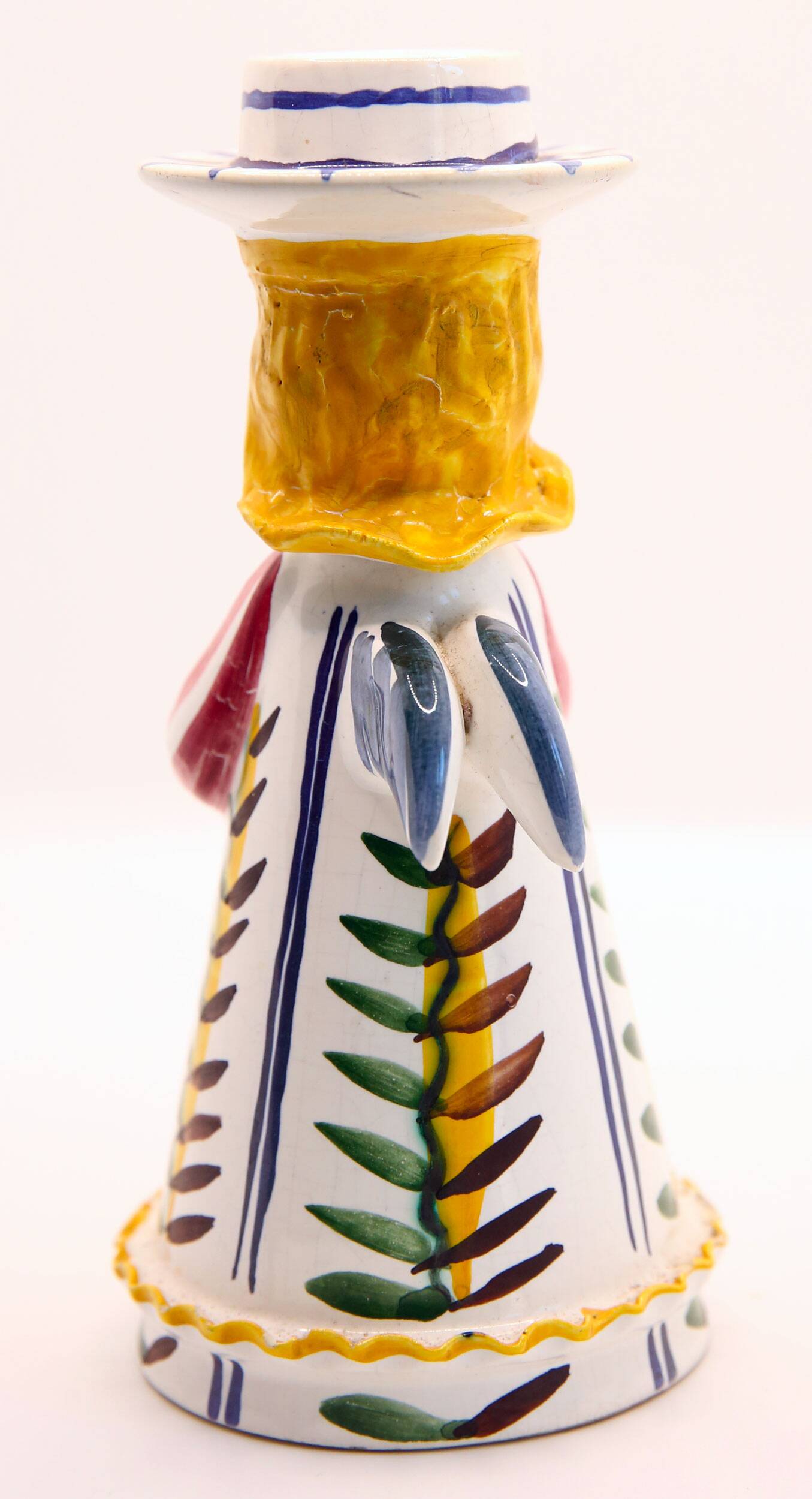 Angel slip candle holder from Secla Portugal