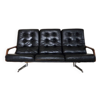 Leather sofa - 3 seater by Eugen Schmidt