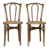 2 Cambier caned bistro chairs Belgium 1920 - No. 233 -