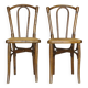 2 Cambier caned bistro chairs Belgium 1920 - No. 233 -