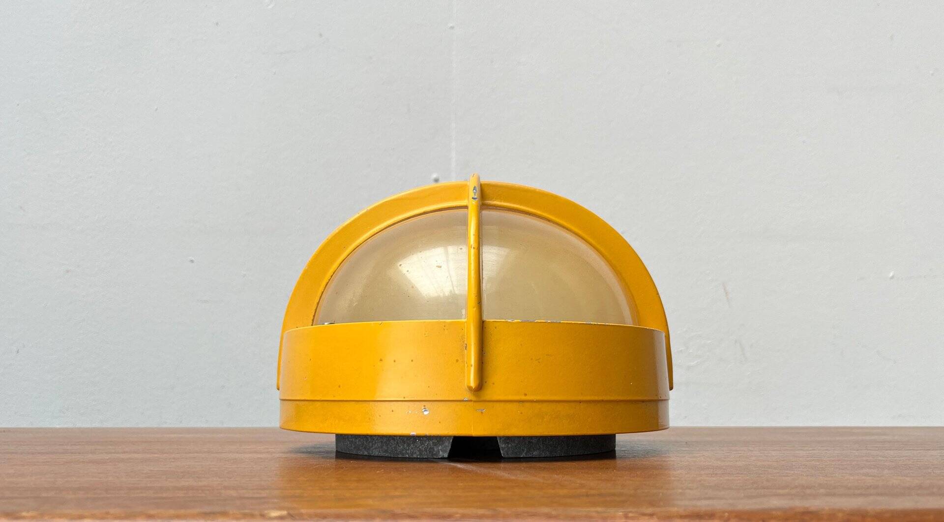 Mid-century Danish metal outdoor wall lamp model Pirate by Eva Koppel, Nils Koppel, Gert Edstrand for Nordisk Solar, 1960s.
