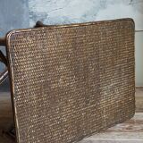 Side service table in old rattan