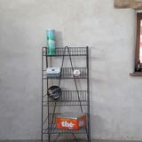 Display metal store shelves