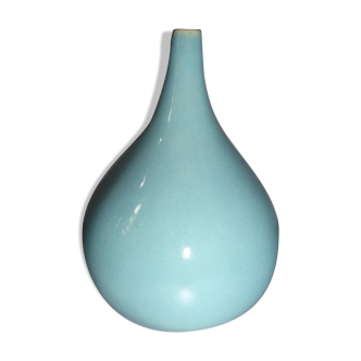 Celadon blue soliflore vase