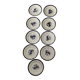 Set of Colette dessert plates from Moulin des Loups
