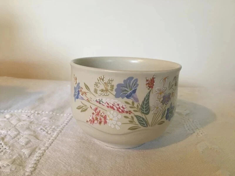 Vintage milk jug and sugar bowl set by Poole Pottery England 1980