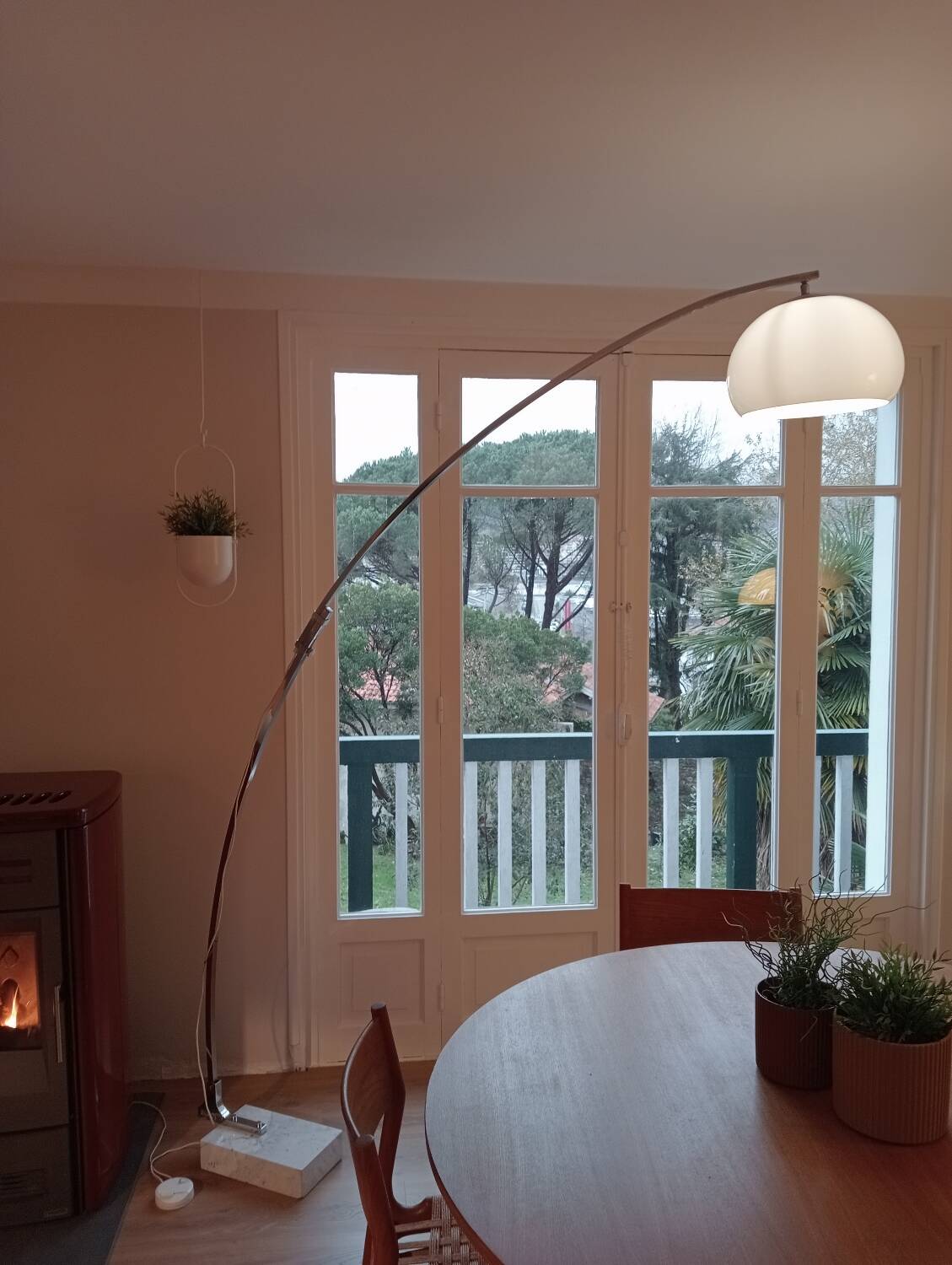 Reggiani 70s arc floor lamp