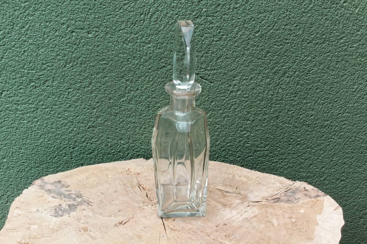 Art Deco cut crystal carafe