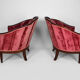Salon Art Déco par Paul Follot en velours rose , circa 1920