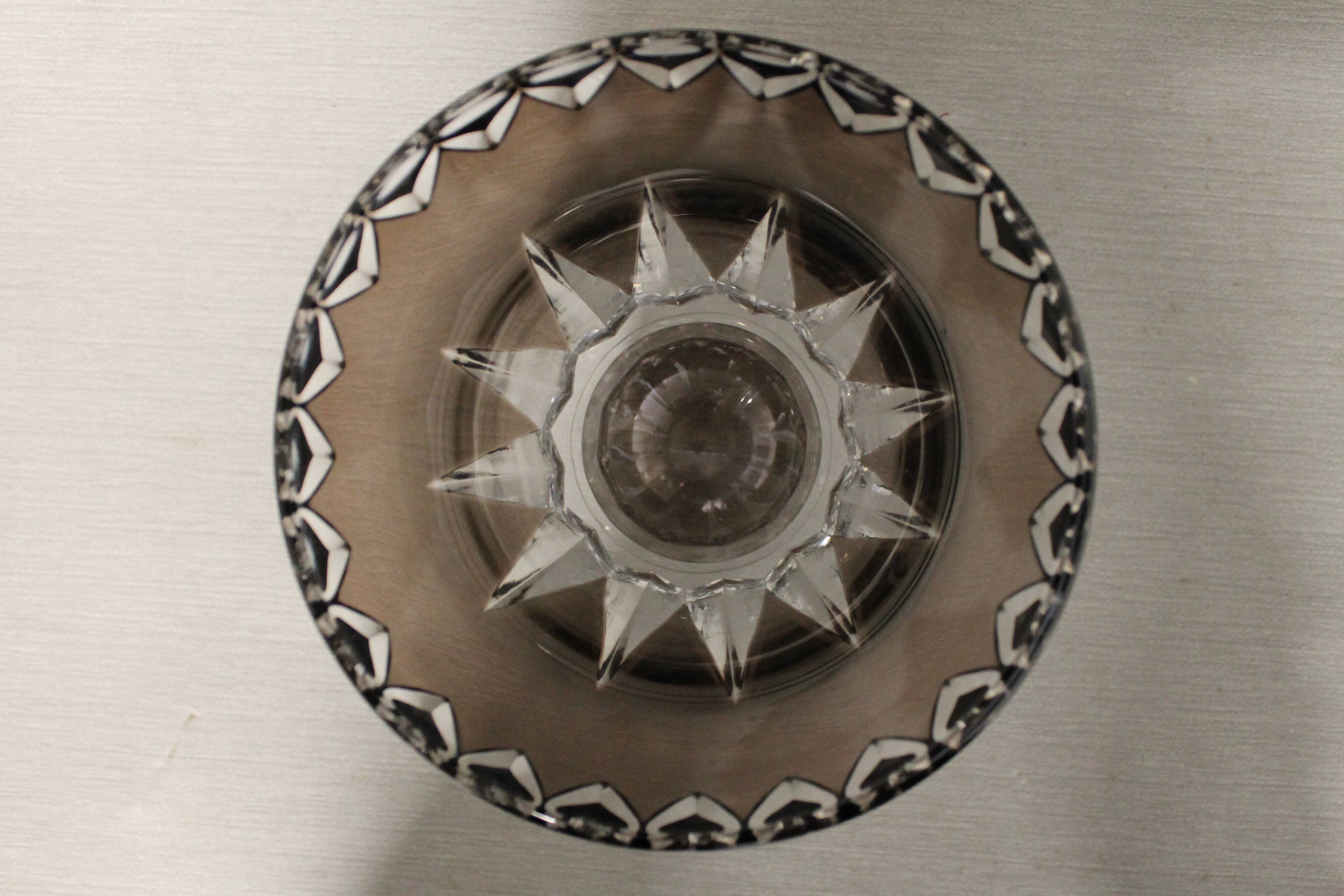 Vase en cristal du Val Saint-Lambert - Art deco