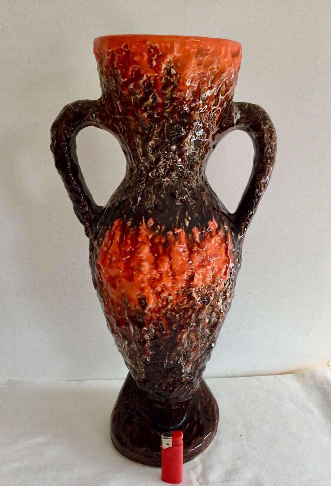 Callauris vintage earthenware amphorae vase