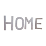 Sign letters 'HOME'
