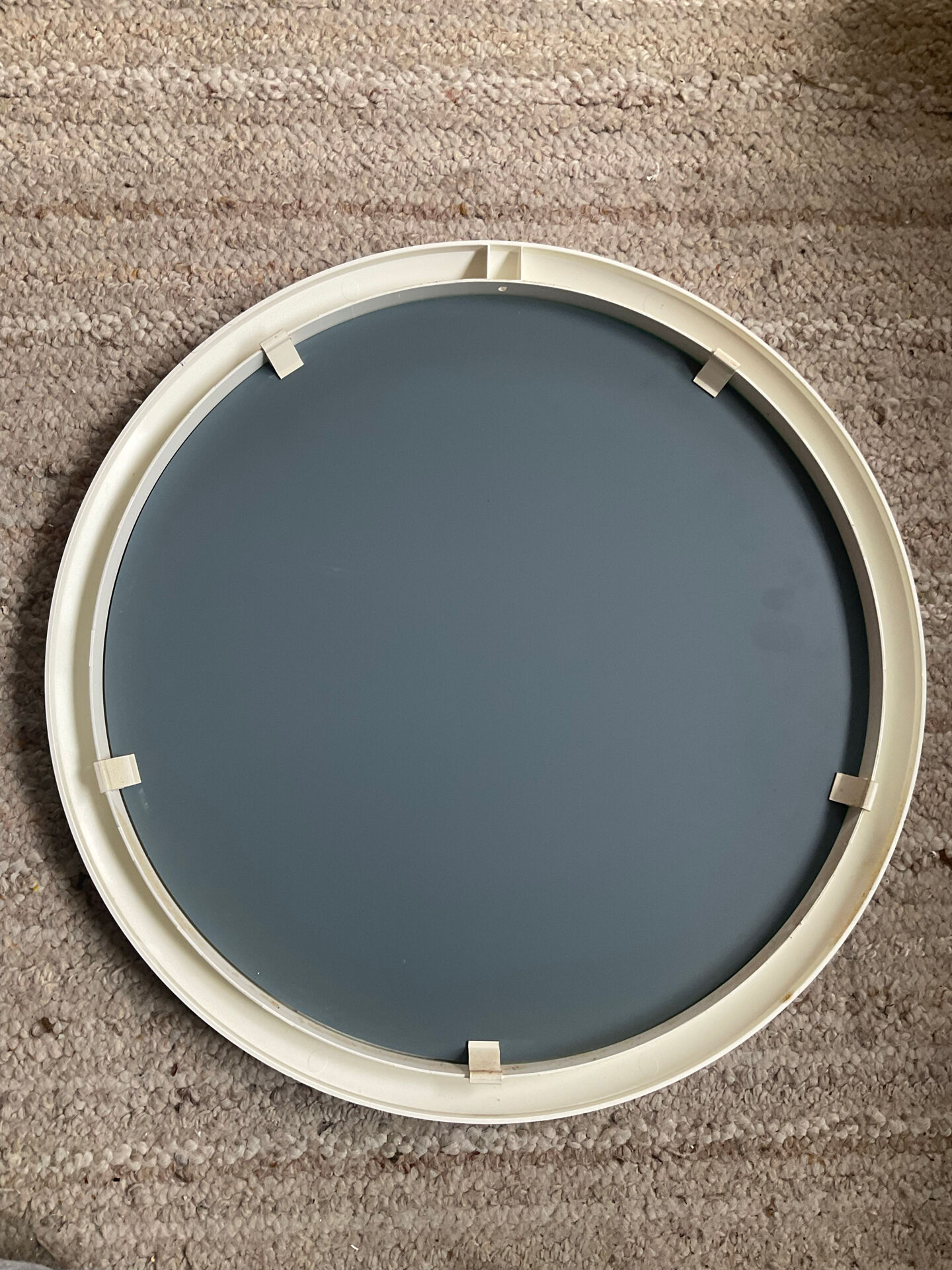 Miroir rond vintage des années 70