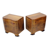 Tables de chevet Art Déco par Jindřich Halabala pour Up Závody, années 1930.