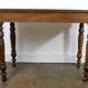 old marble and wood office bistro table 1850