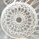 Quatre chaises peacock fibre de verre