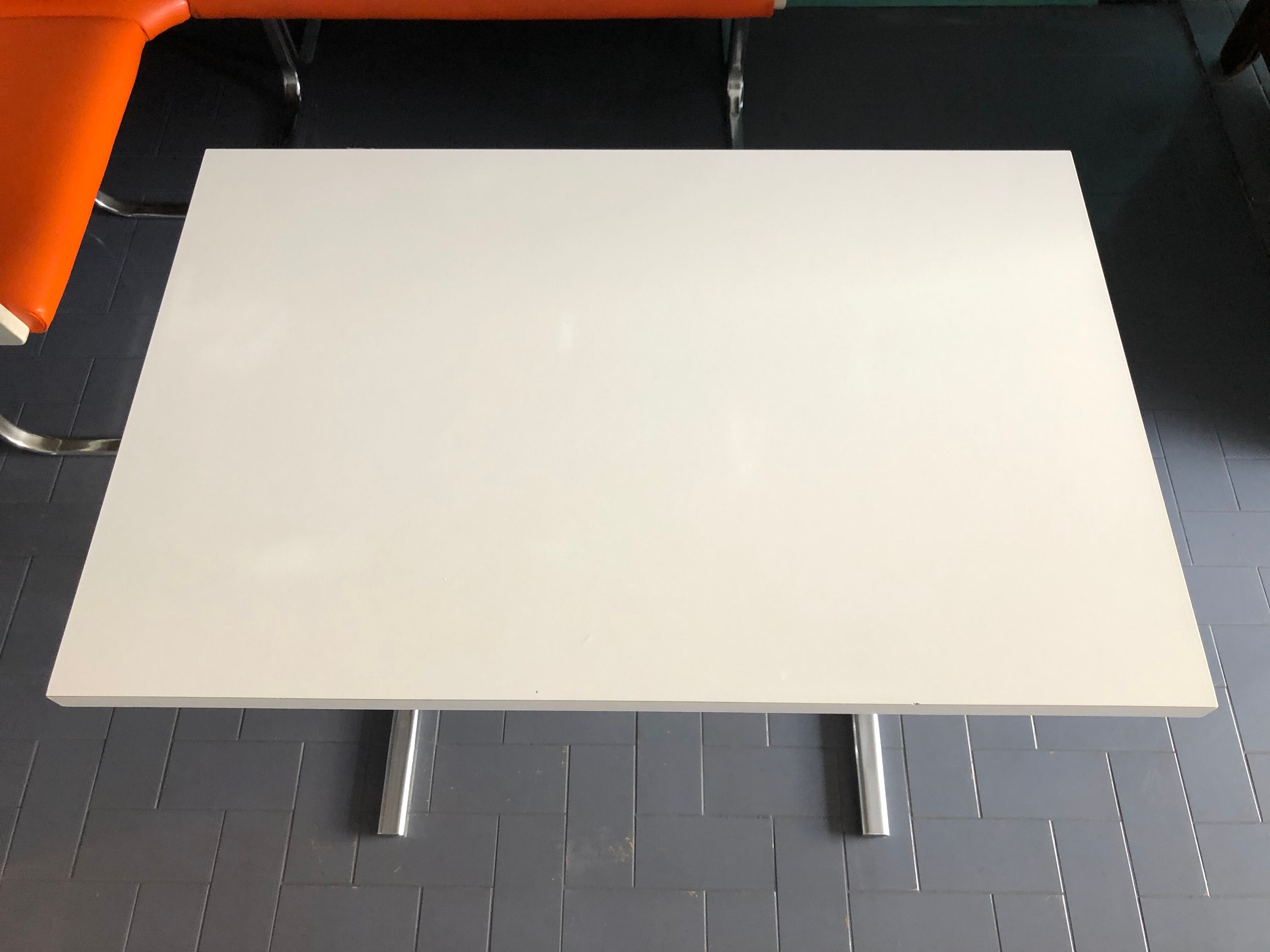 Vintage dining area bench and matching table