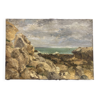 Johan Adolf HAMMES (1905-1994), The Bad Weather at Pierrières, oil painting