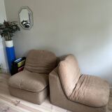 2 Vintage Italian modular armchairs