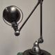 Workshop lamp Jieldé 2 industrial arm patina graphite rifle barrel
