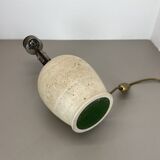 Large Travertine Marble Fratelli Mannelli Style Table Light Base, Italy, 1970s