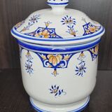 Pharmacy pot in Malicorne earthenware