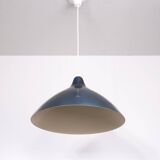 Petrol Blue Pendant Lamp by Lisa Johansson Pape for Orno, 1950s