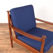 Fauteuil danois des années 1960, style mid-century.