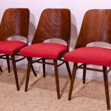 Chaises de salle à manger vintage par Radomír Hofman, années 1960, ensemble de 4