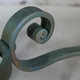 Marble and Forged Iron Low Table - 1950