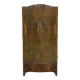 1950s English walnut bedroom wardrobe