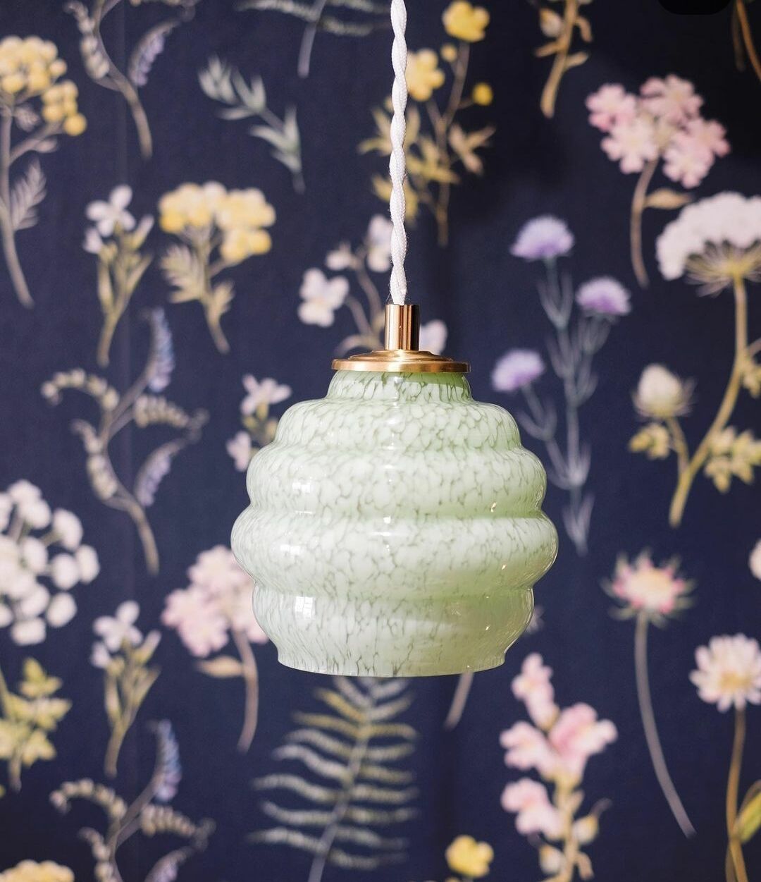 Vintage opaline walker