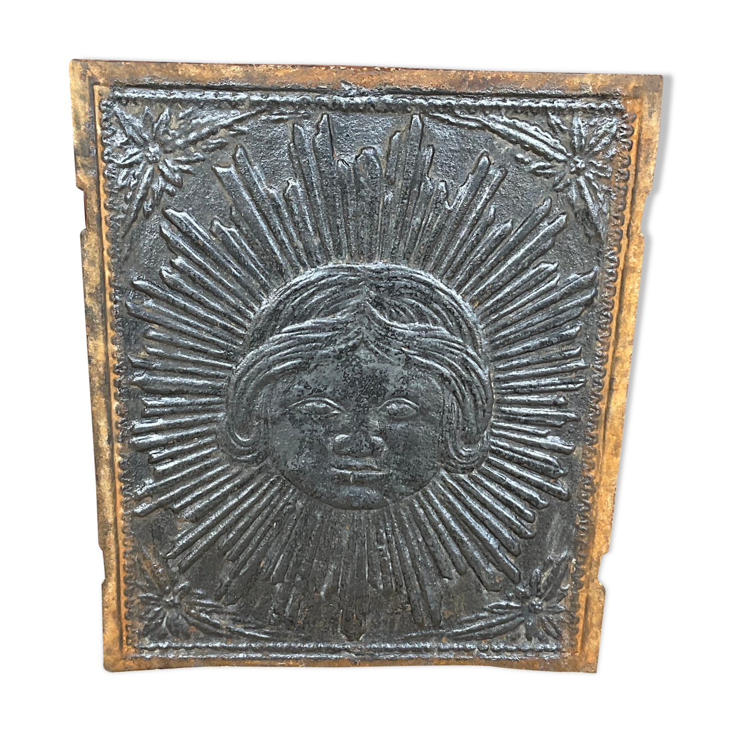 Fireplace plate
