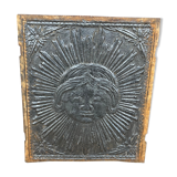 Fireplace plate