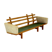 Canapé ge-236 en chêne, Hans J. Wegner, Getama, 1960