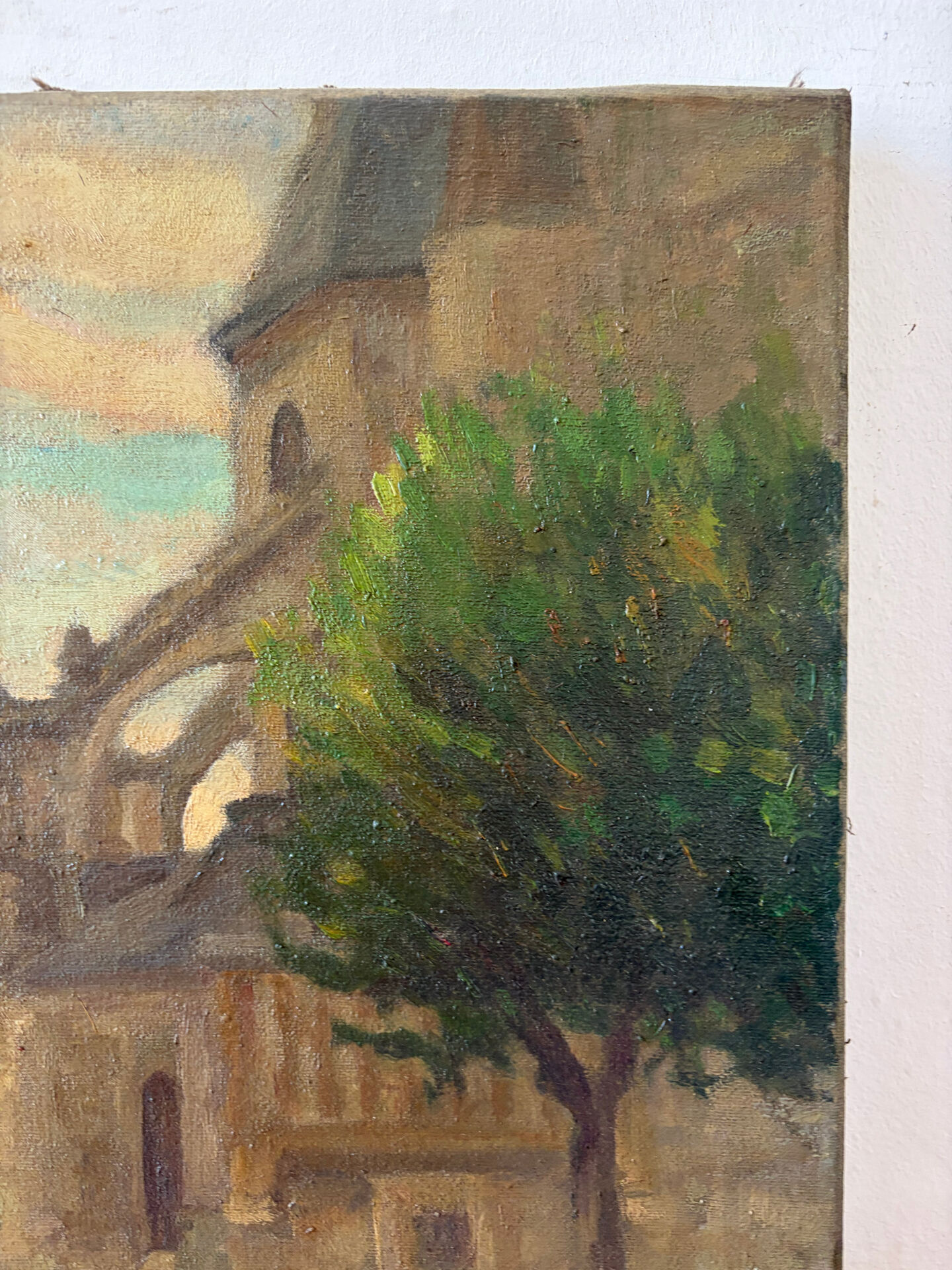 The Little Andely at Château Gaillard, oil on canvas 1954