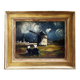 50's painting "Night Light"