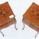 Pair of bedsides in rosewood marquetry