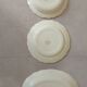 complete service in yellow earthenware Ainay Salin France