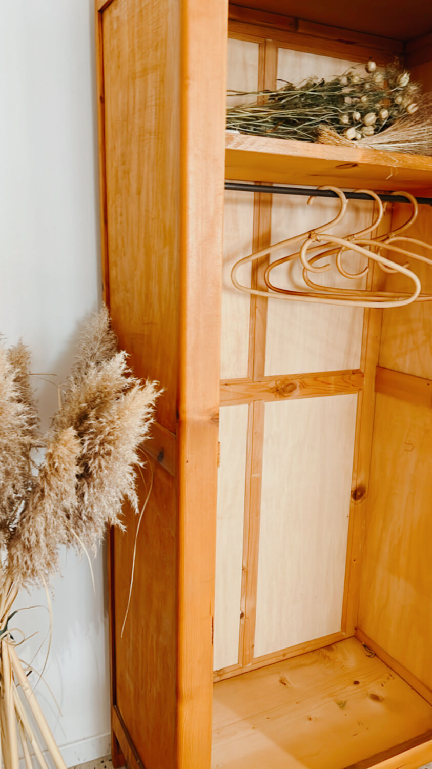 Boarding cabinet a vintage door