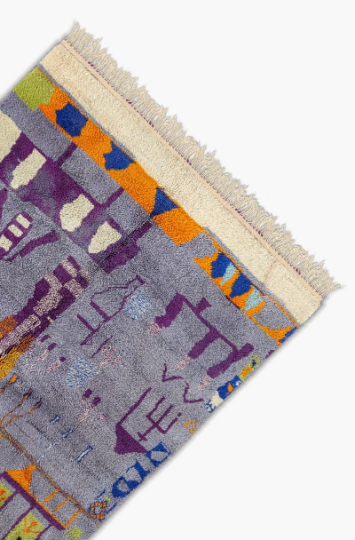 Tapis mrirt berbere coloré matisse  255 X 155