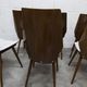 Set of 6 Baumann model 840 G2S chairs in varnished mahogany finish, 1963