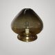 Rare 1960s Murano Smoked Glass Table Lamp Vintage Mushroom
