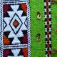 Coussin kilim vert marocain