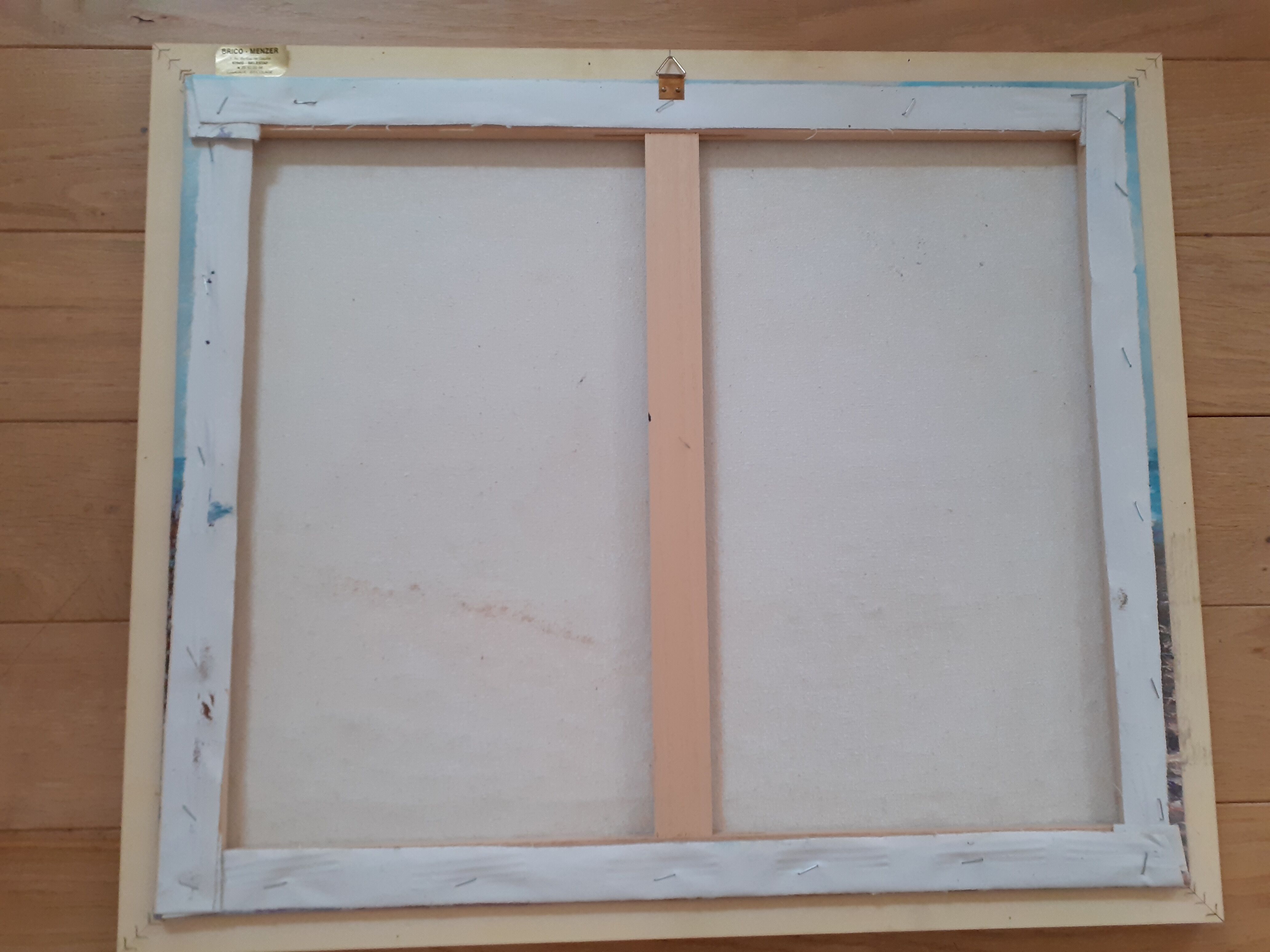 Painting breton landscape signed nedelec