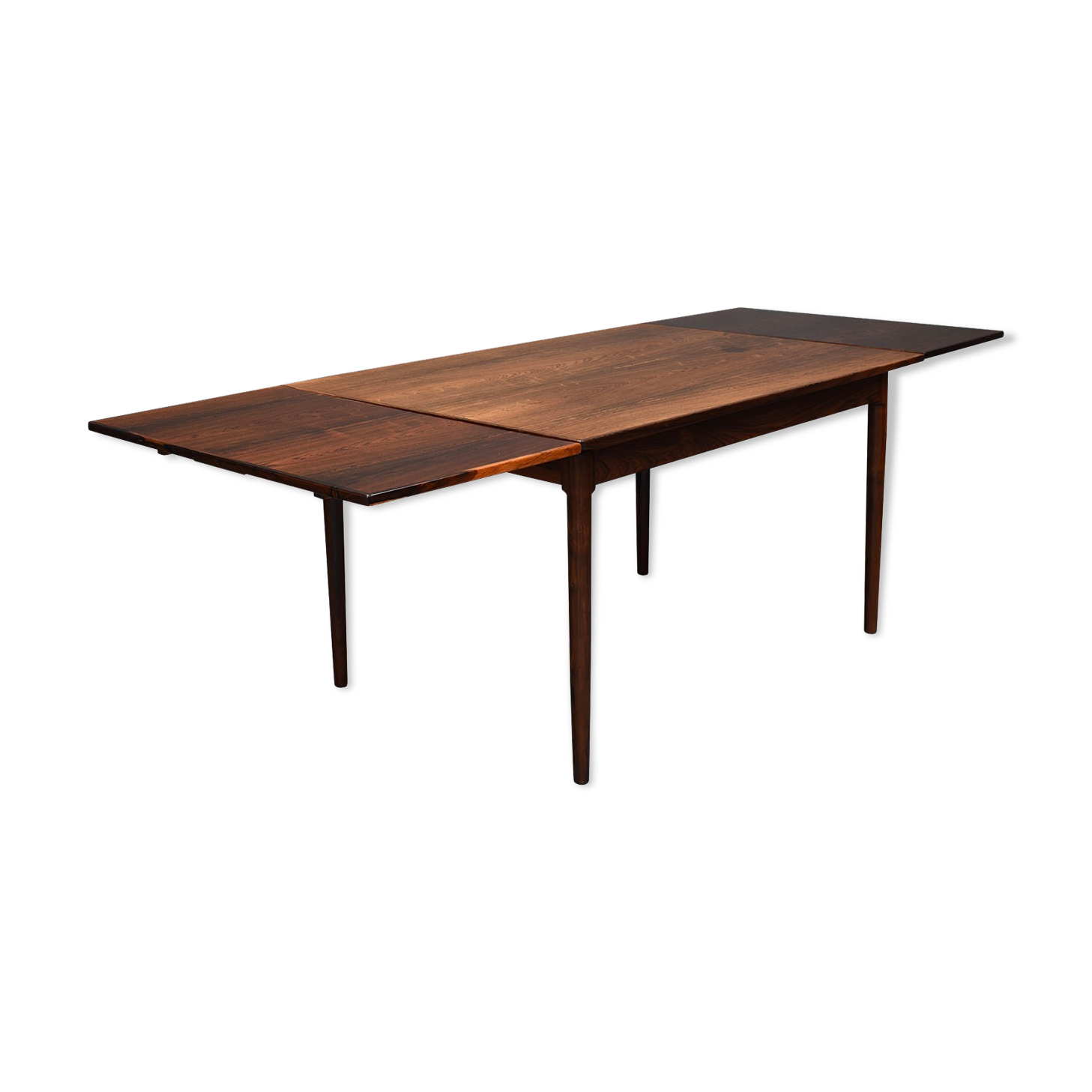 Brazilian rosewood extendable dining table by Niels O. Møller, Denmark – circa 1950