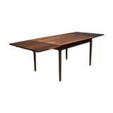 Brazilian rosewood extendable dining table by Niels O. Møller, Denmark – circa 1950