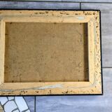 Antique mirror with a gold frame, classic elegance 49 x 38 cm