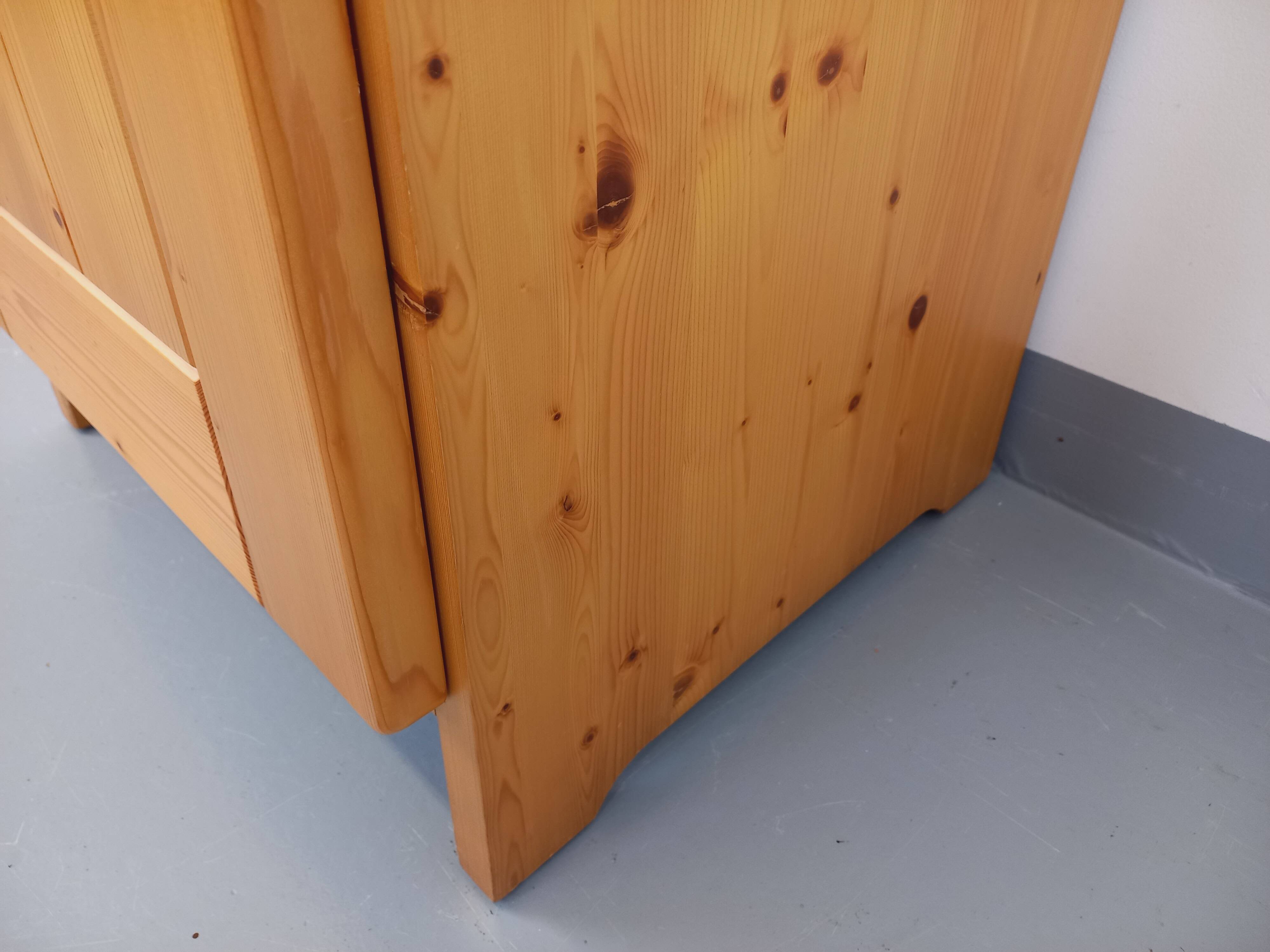 selected by Charlotte Perriand Les Arcs vintage pine storage unit from the 60s and 70s